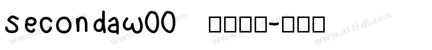 SecondaW00 中等常规字体转换